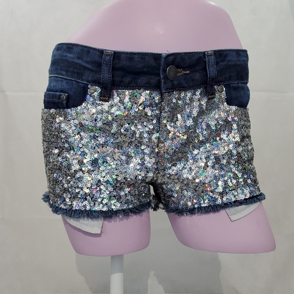PINK Victoria Secret Sequin Shorts - Picture 1 of 10